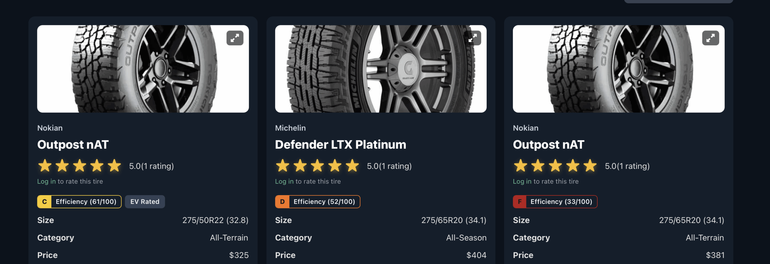 You Can Now Rate Tires in the RivianTrackr Tire Guide